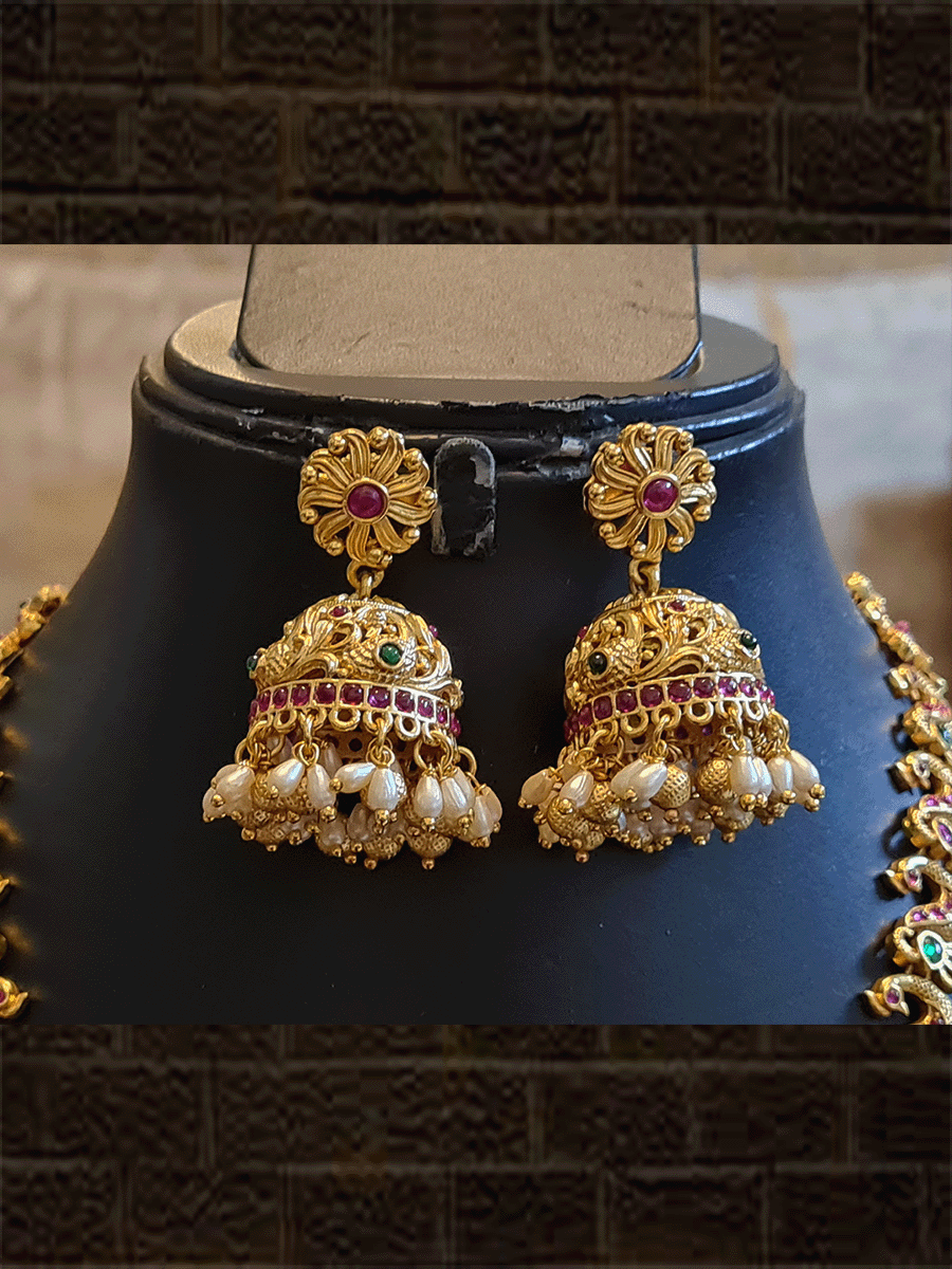 Guttapusalu jhumkas on sale