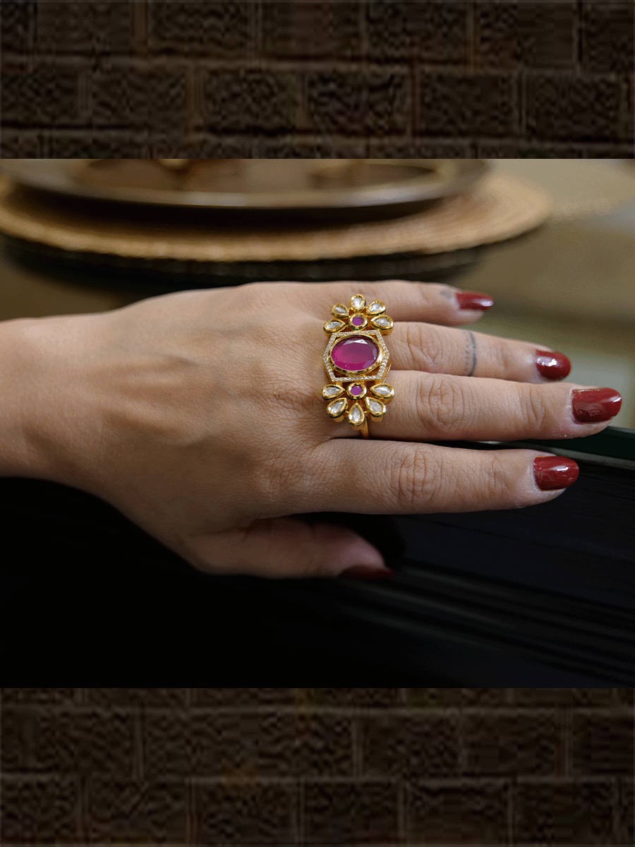 Ruby hot sale finger ring