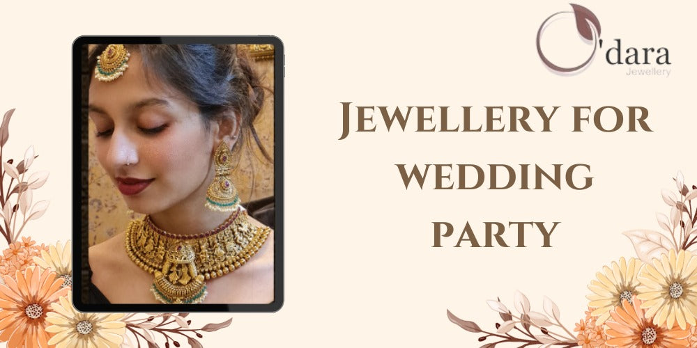 What jewellery is appropriate to wear for a wedding party?