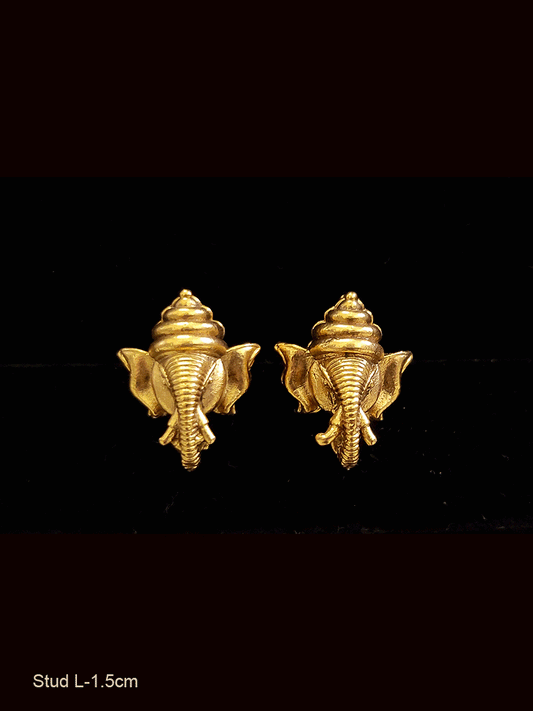 Small ganpatiji face studs(1.5cm)